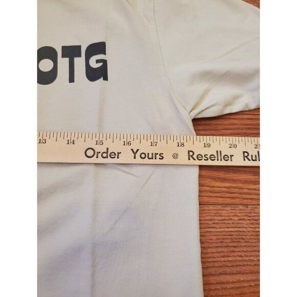 John Summit Off The Grid Records T Shirt‎ Men’s Size Small Beige Color OTG NWOT - Picture 4 of 7